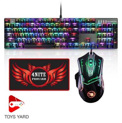 صورة كيبورد ميكانيكي RBG